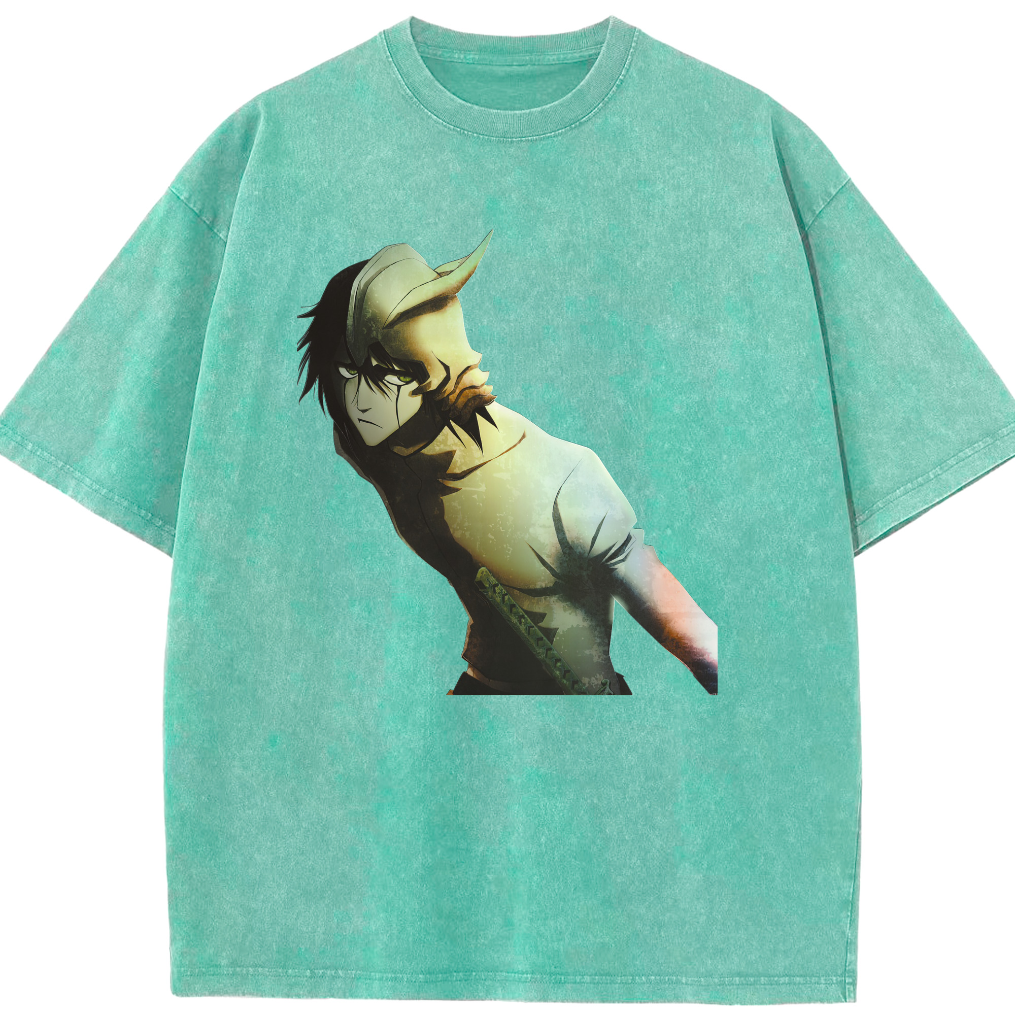 （画像用） ブリーチ ウルキオラ·シファー BLEACH Ulquiorra cifer 綿100% ヴィンテージ風 半袖Tシャツ（フロントプリント）